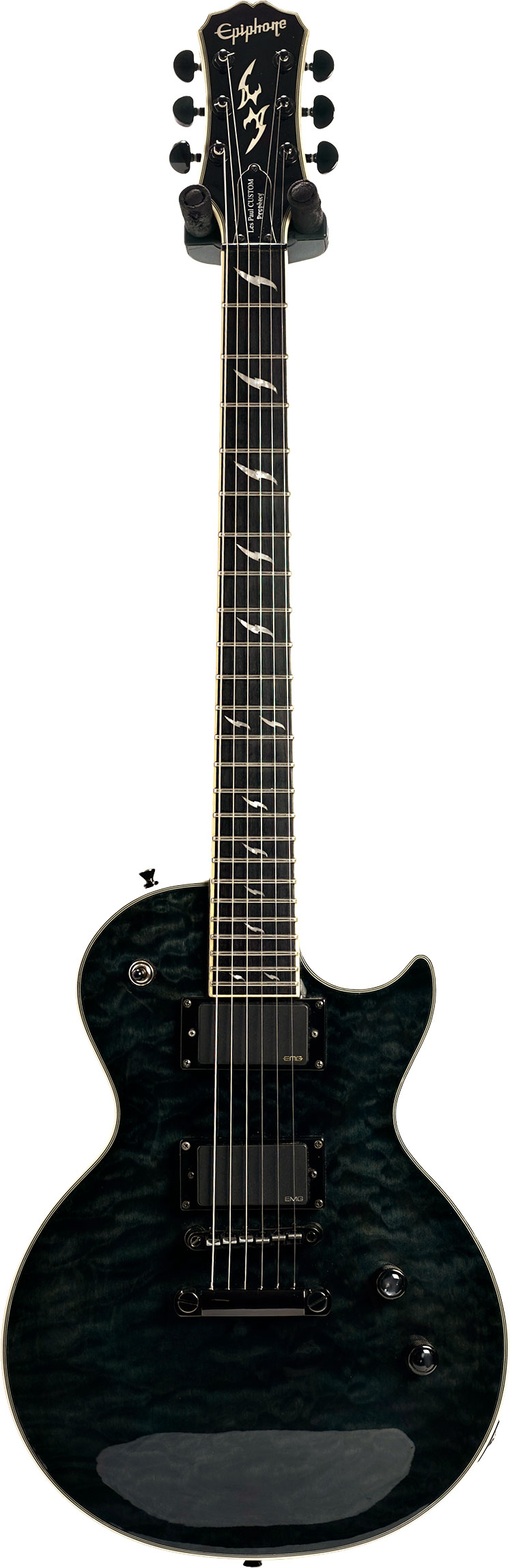 Epiphone 2009 Les Paul Custom Prophecy EX Midnight Ebony EMG (Pre-Owned)