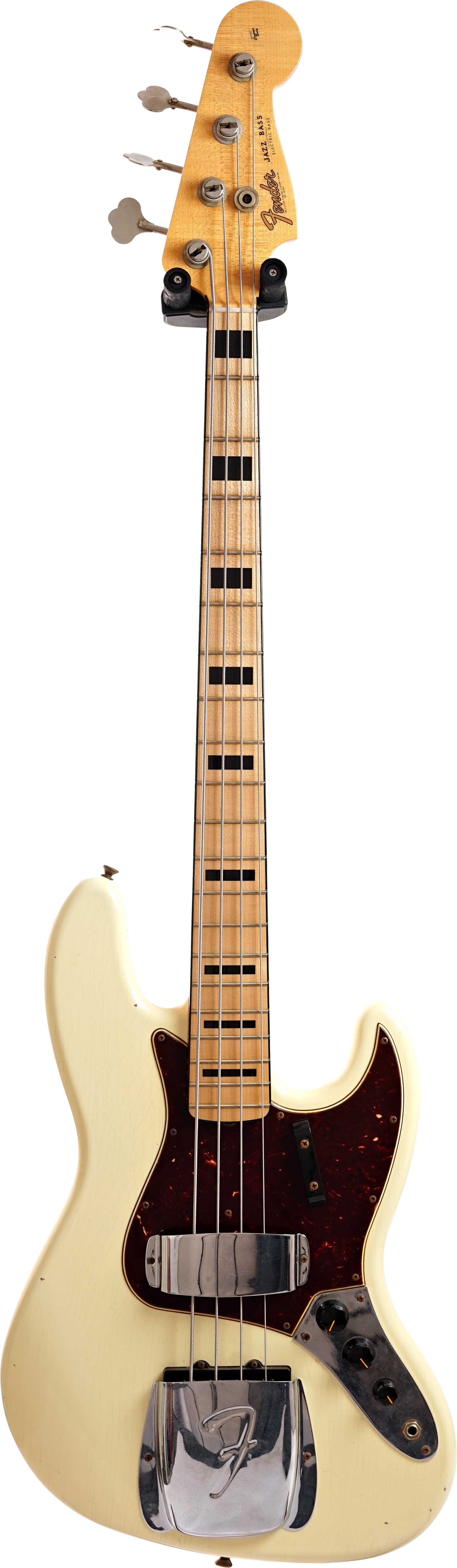 Fender Custom Shop 2022 68 Jazz Bass Vintage White Journeyman Relic (Pre-Owned)