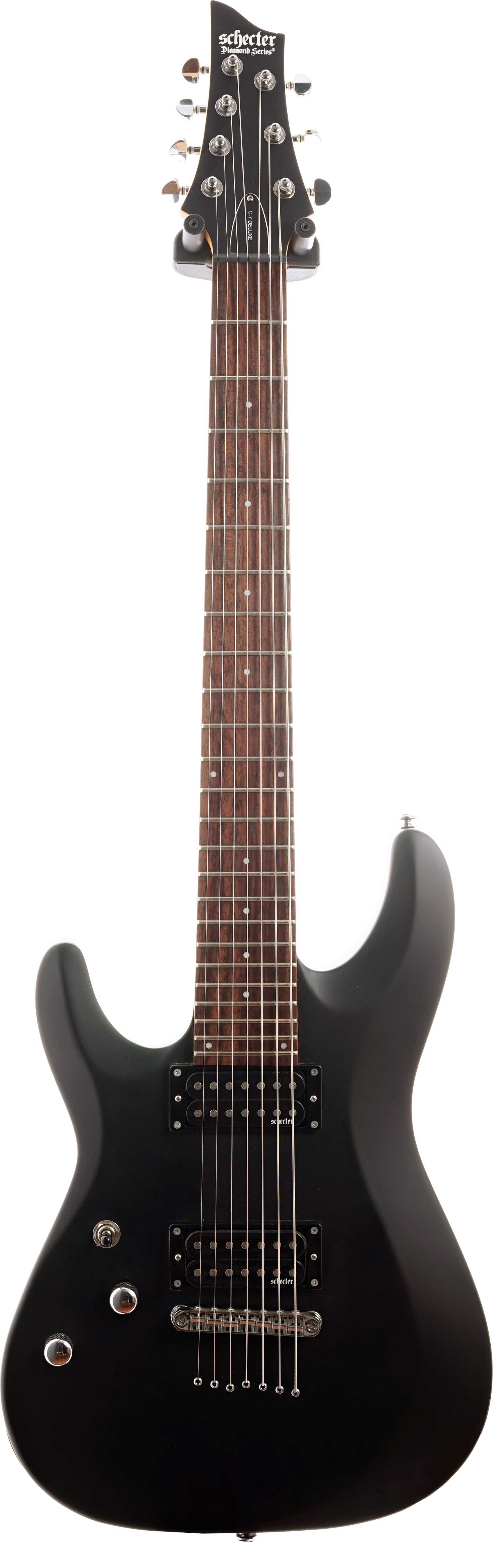 Schecter C-7 Deluxe LH Satin Black (Pre-Owned)