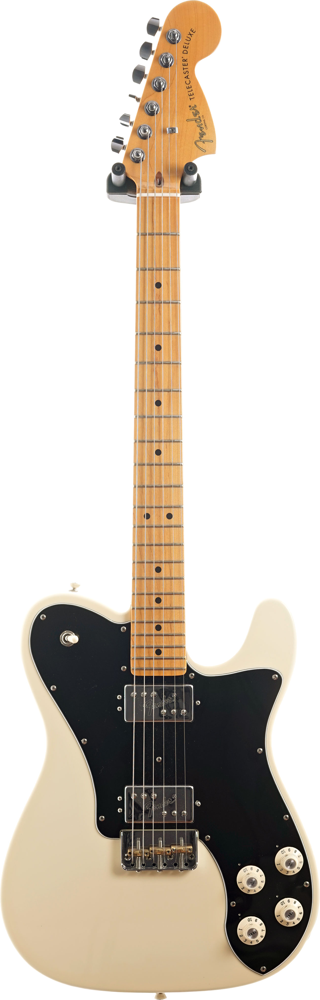 Fender 2020 American Professional II Tele Deluxe Olympic White Maple Fingerboard (Pre-Owned)