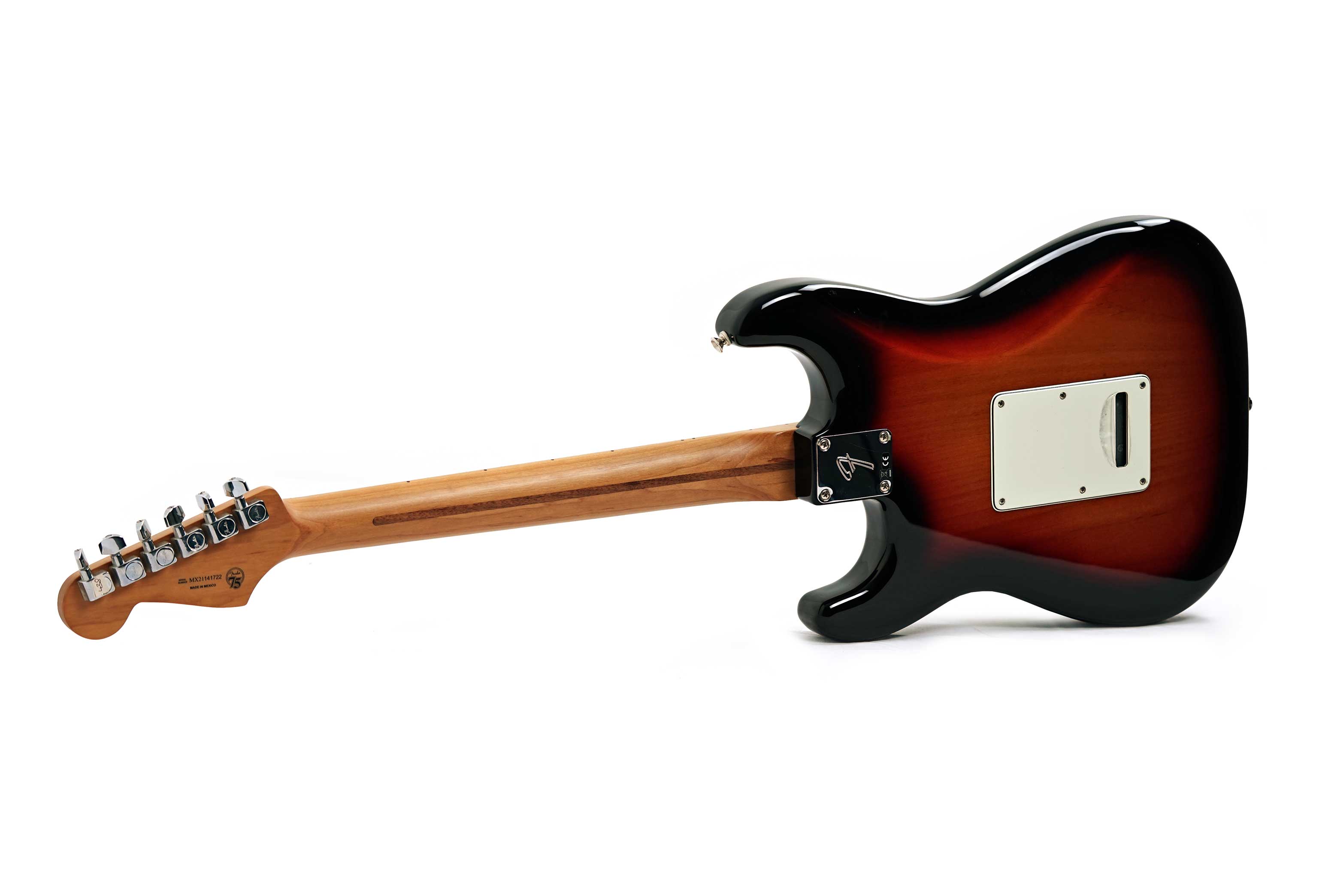 Fender 2021 Roasted Player Stratocaster 3 Tone Sunburst Roasted Maple Neck/Fingerboard with Custom Shop Pickups  (Pre-Owned)
