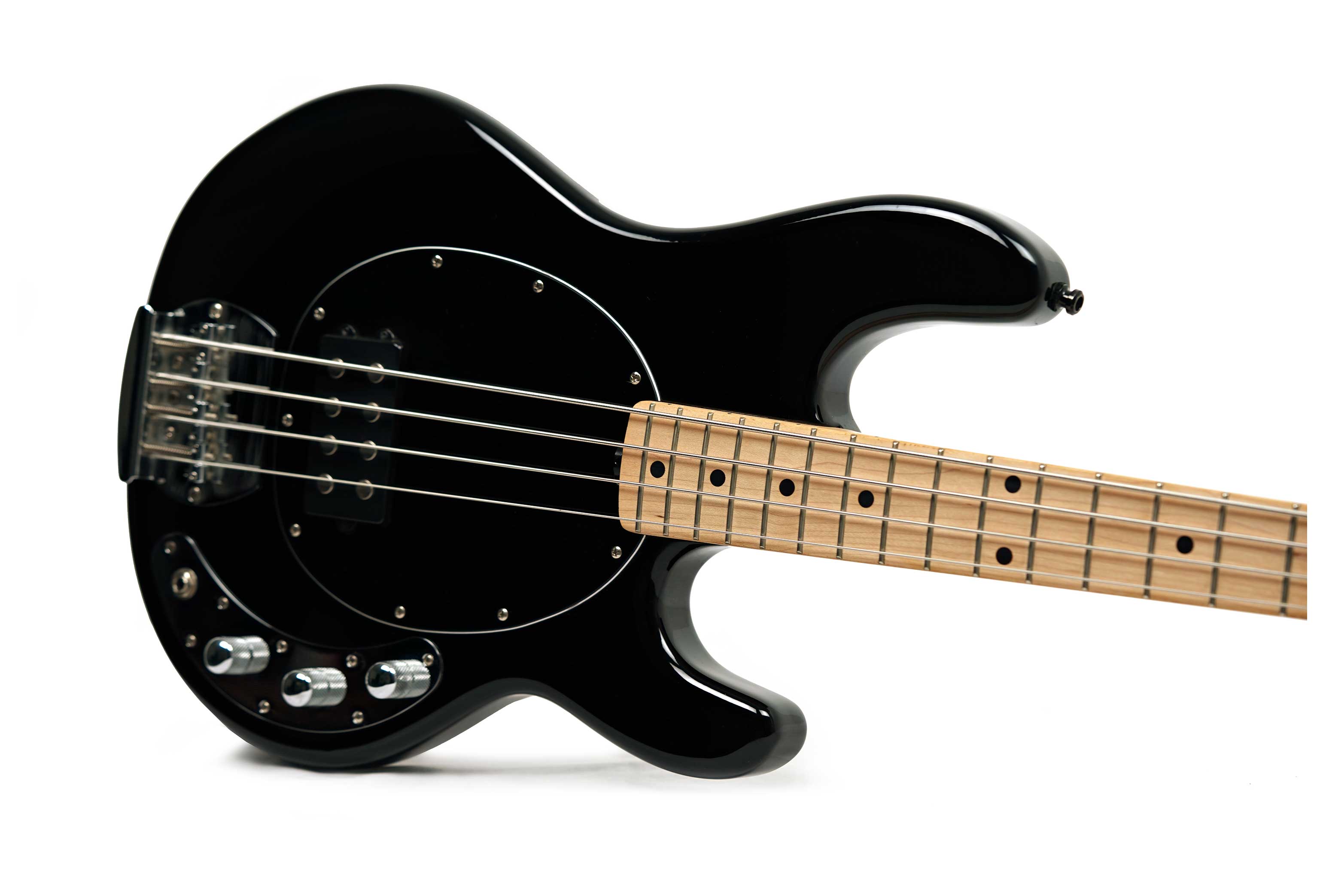 Music Man Sterling Sub Series Ray4 Black Maple Fingerboard (Pre-Owned)