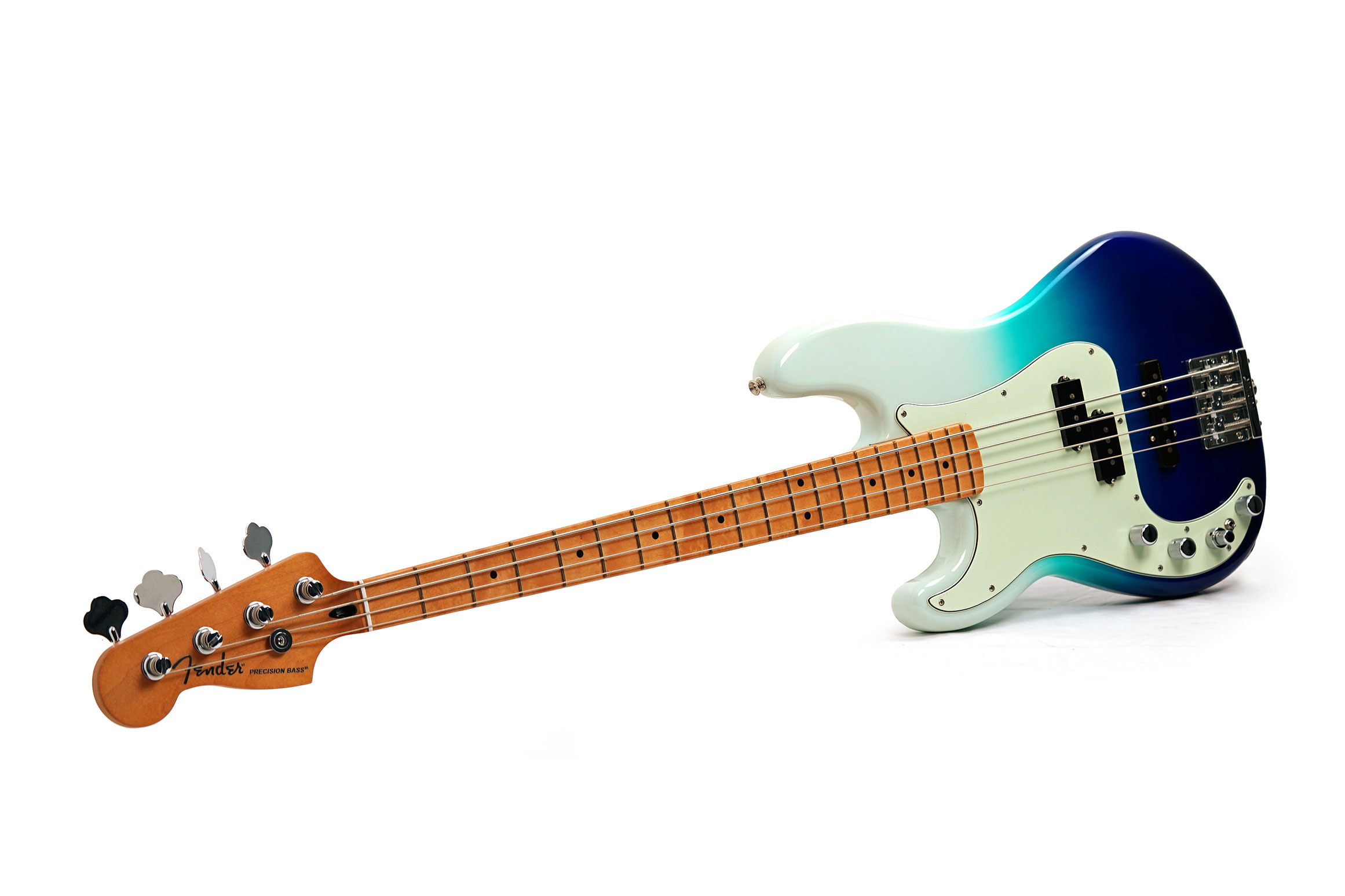 Fender 2022 Player Plus Precision Bass Belair Blue Maple Fingerboard Left Handed (Pre-Owned)