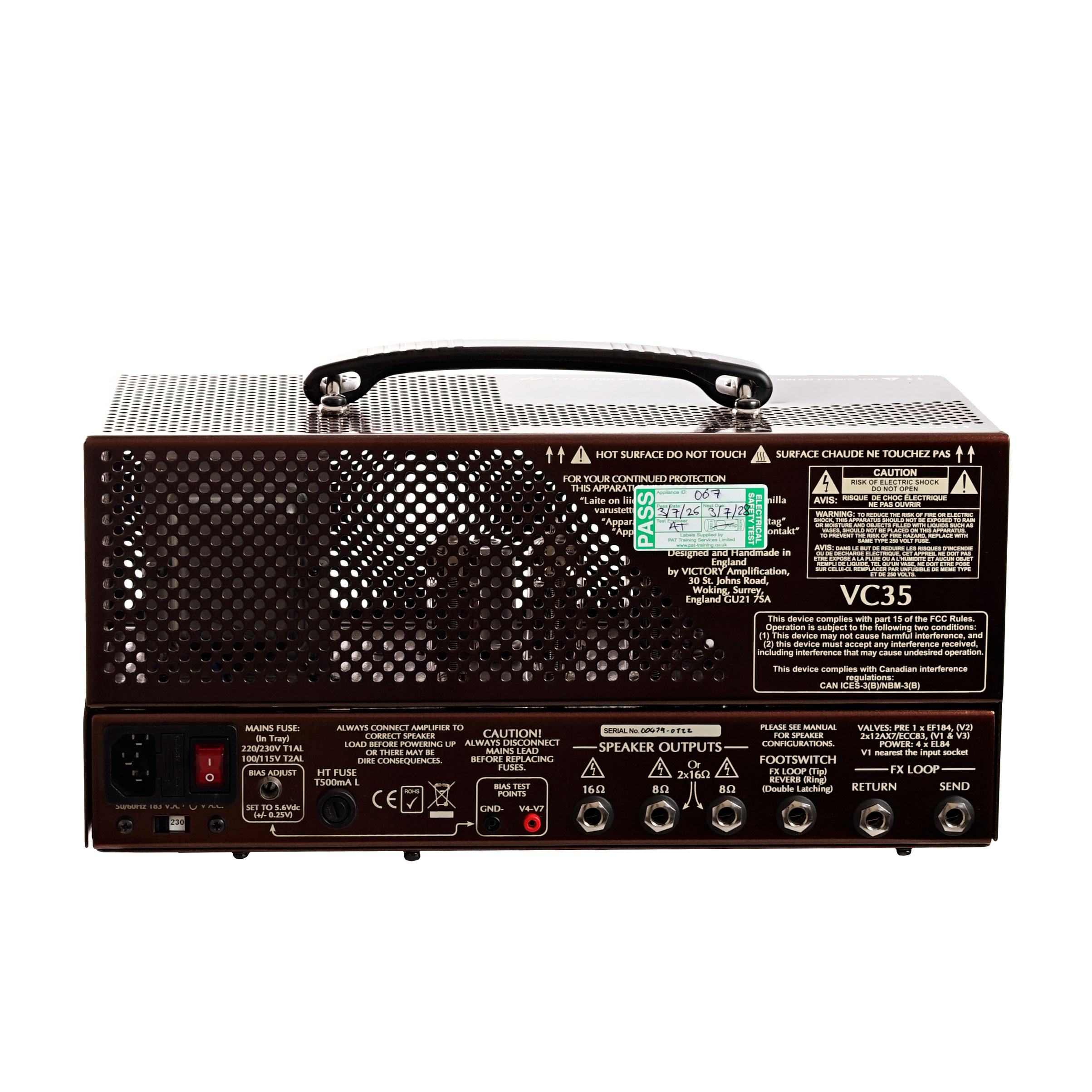 Victory Amps VC35 The Copper Valve Amp Head (Pre-Owned)
