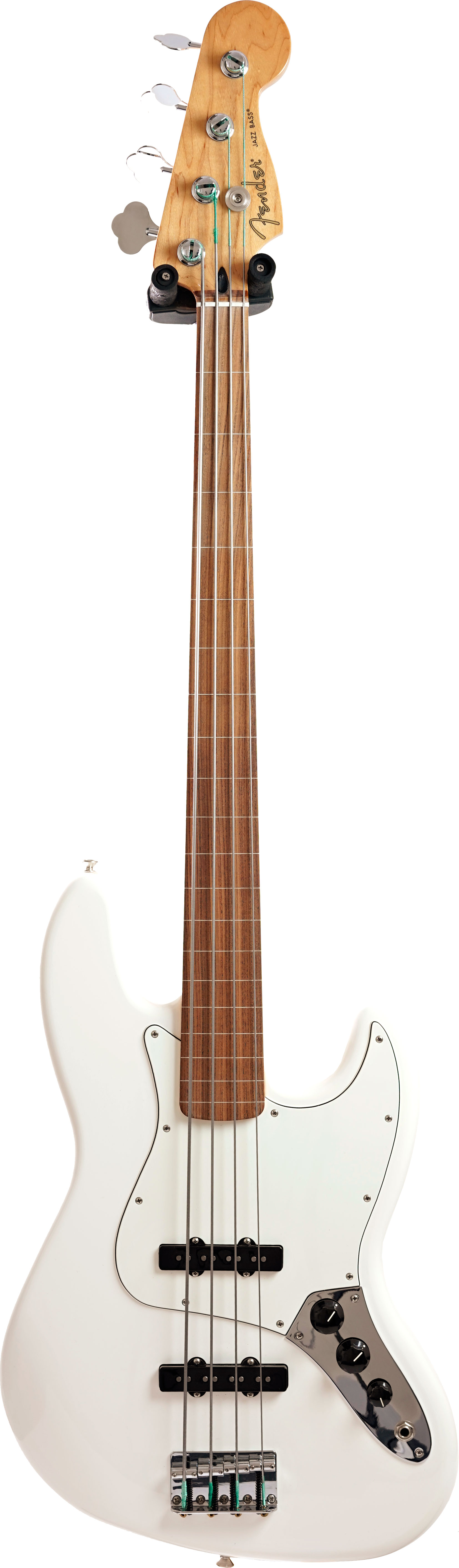 Fender Player Jazz Bass Fretless Polar White Pau Ferro Fingerboard (Pre-Owned)
