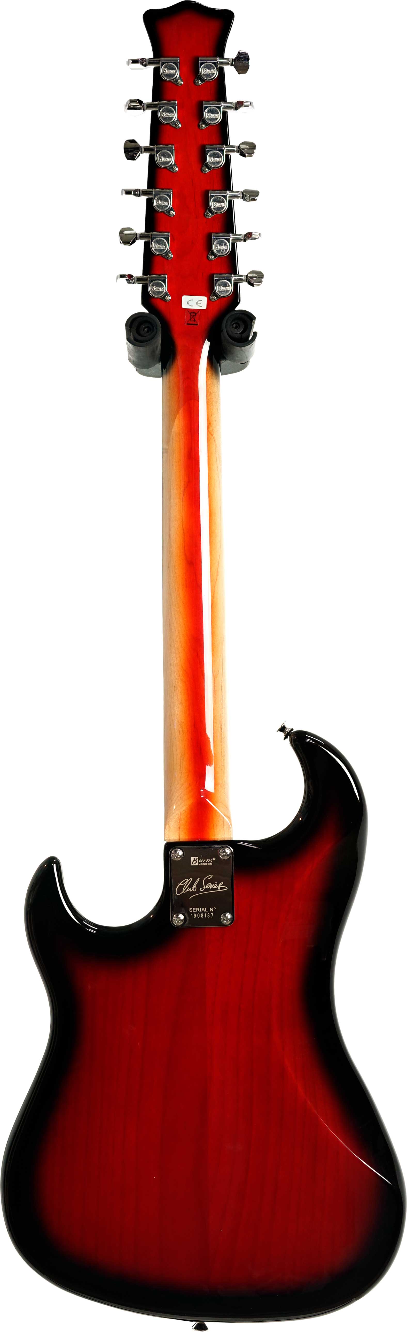 Burns Short Scale Jazz 12 String Red Burst (Pre-Owned)