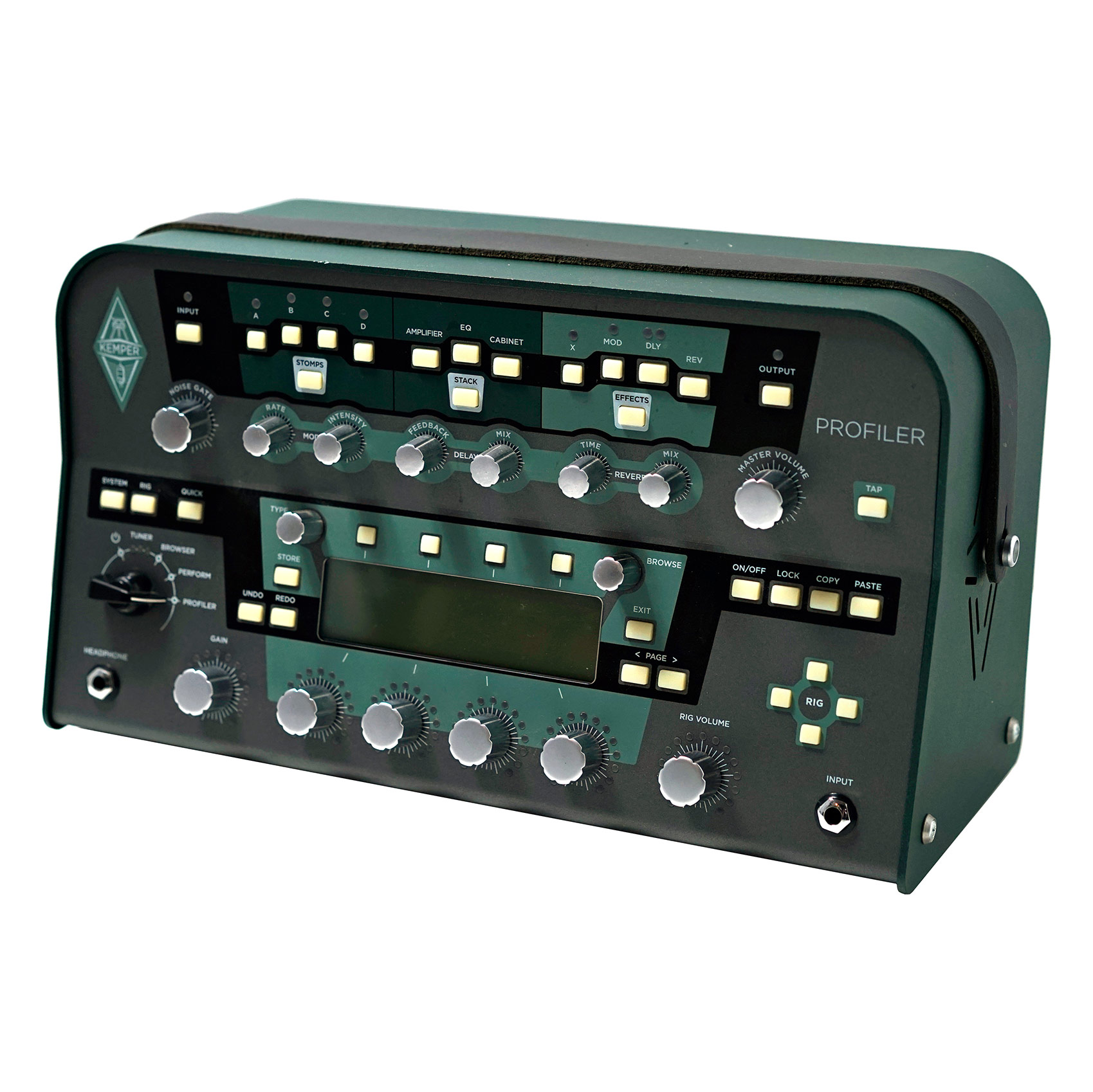 Kemper Digital Profiler PowerHead with Remote Footswitch Gigbag and Mission Engineering EP1-KP Pedal (Pre-Owned)