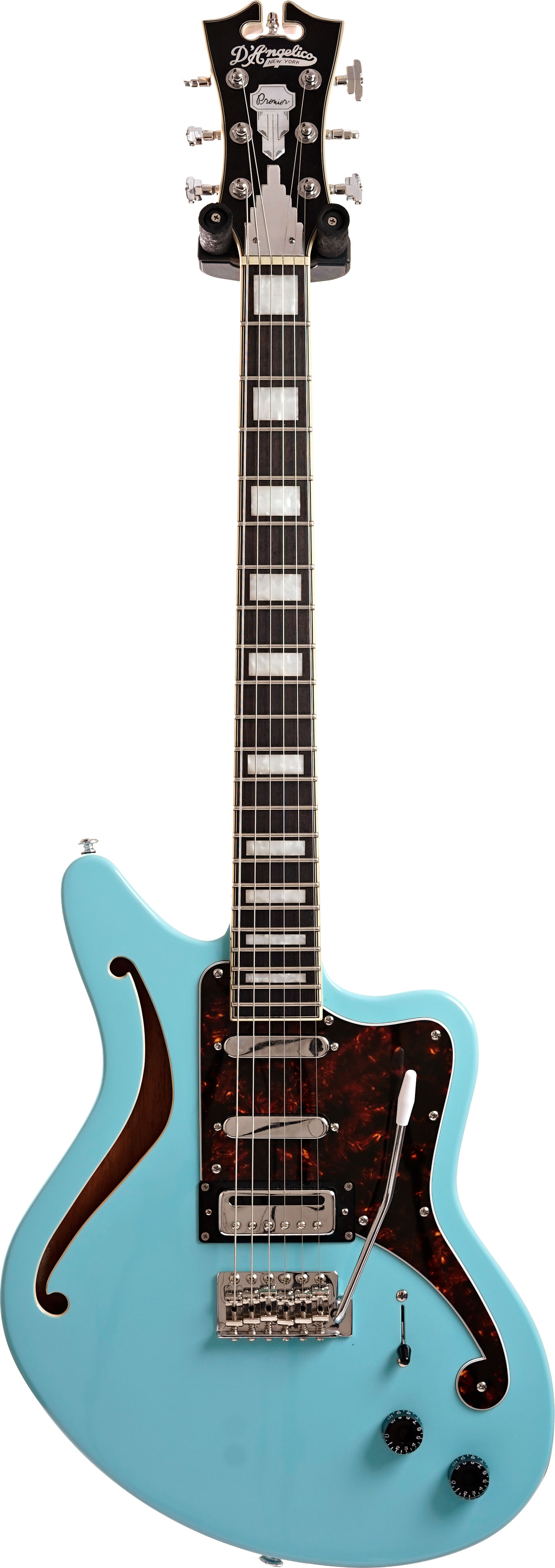 D'Angelico 2022 Premier Bedford Semi Hollow Sky Blue  (Pre-Owned)