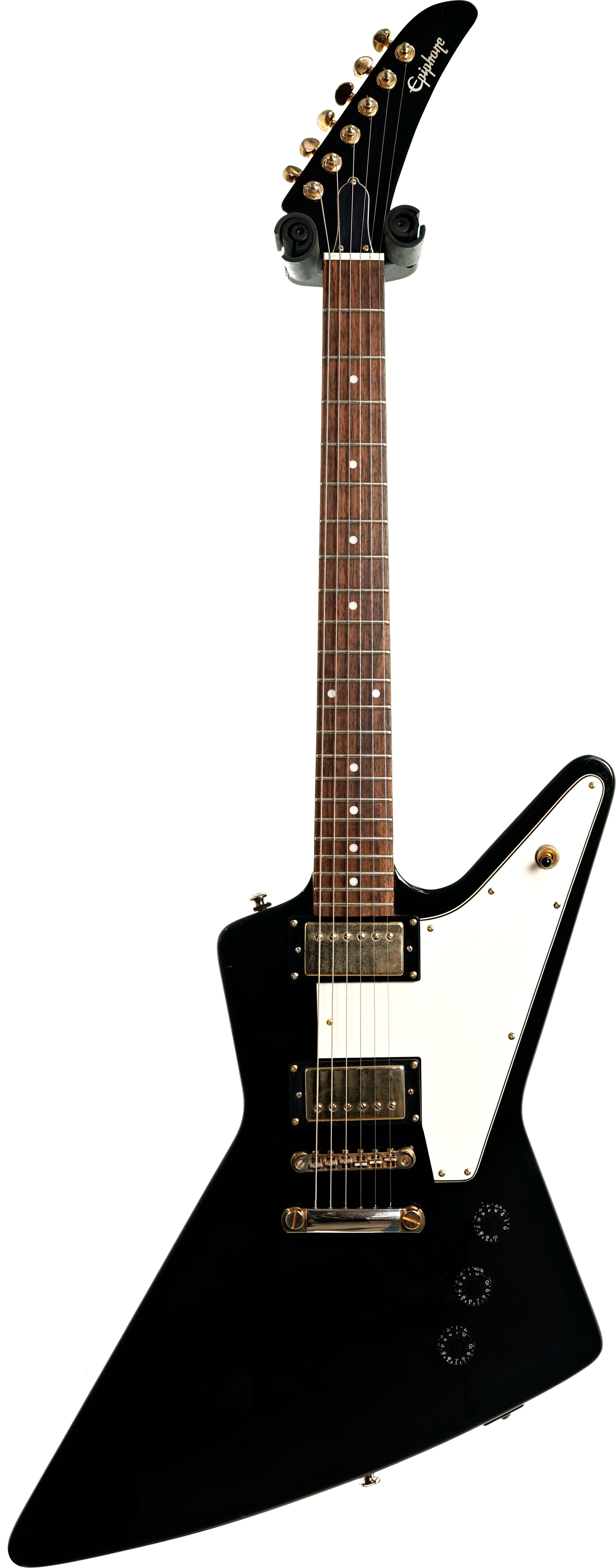 Epiphone Explorer Black White Gold Hardware (Pre-Owned)