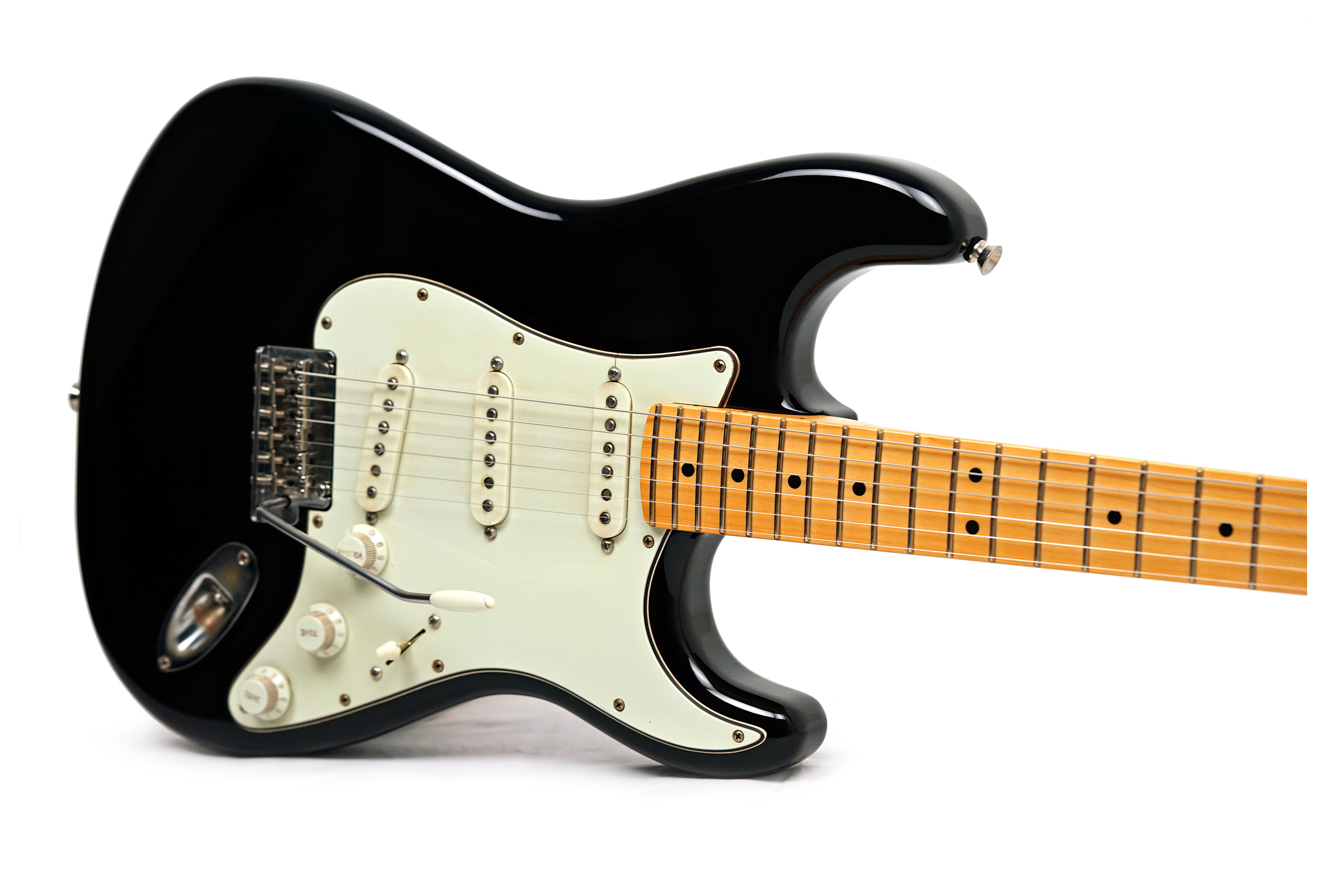 Fender 2025 American Professional II Stratocaster Black Maple Fingerboard (Pre-Owned)