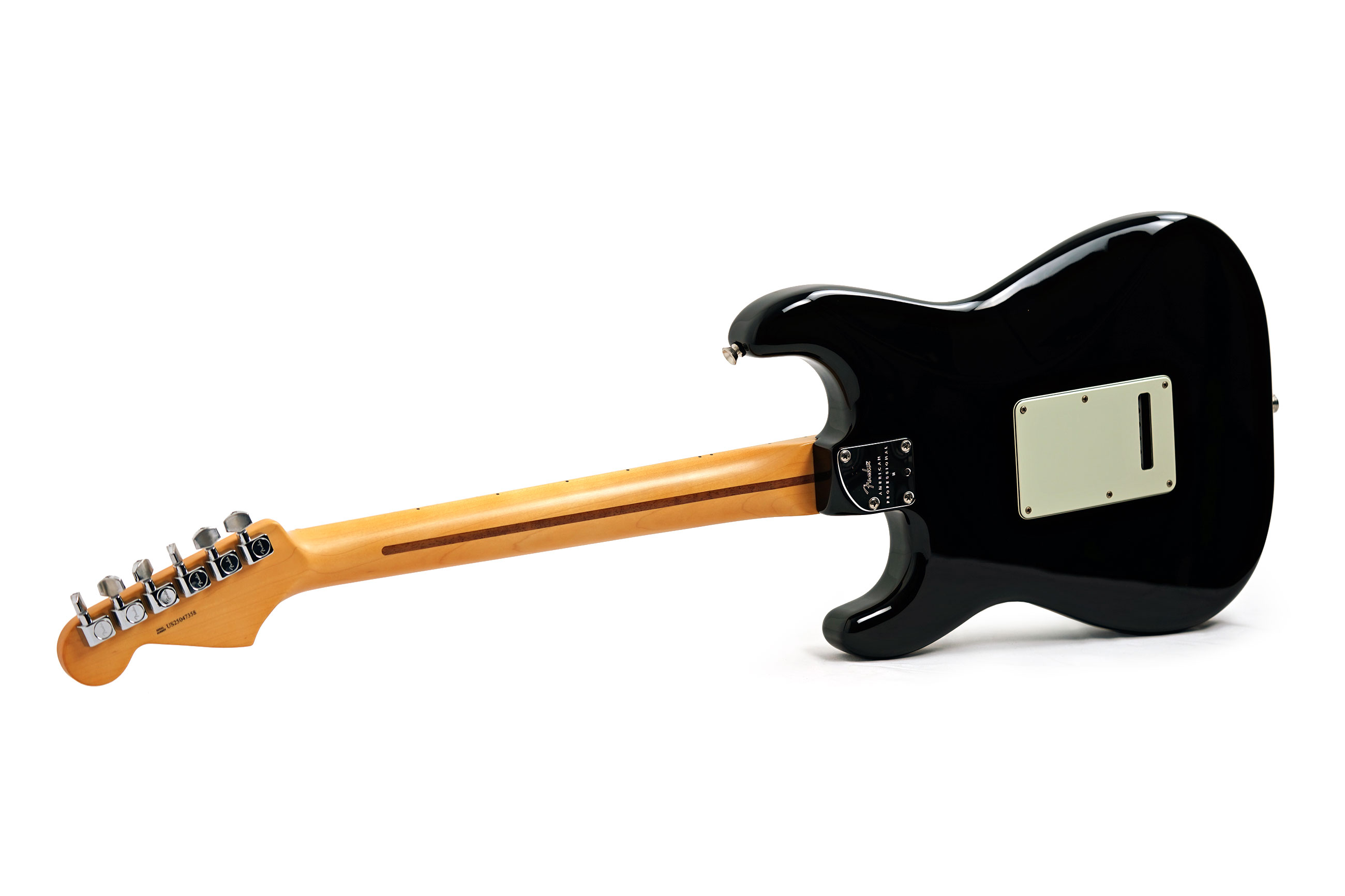 Fender 2025 American Professional II Stratocaster Black Maple Fingerboard (Pre-Owned)