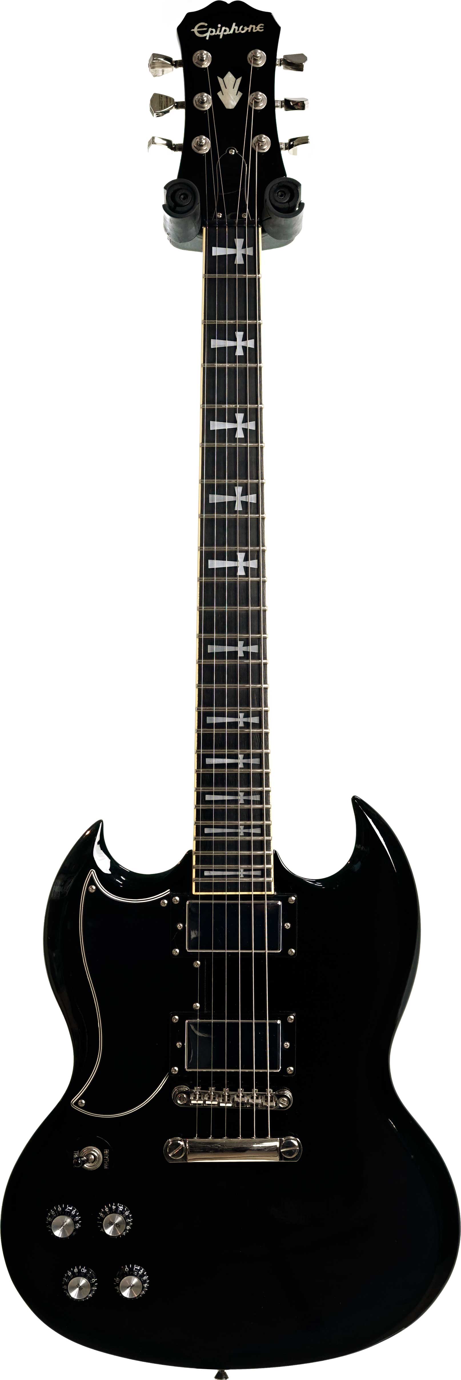 Epiphone 2015 Ltd Ed Tony Iommi signature SG Custom Ebony Left Handed (Pre-Owned)