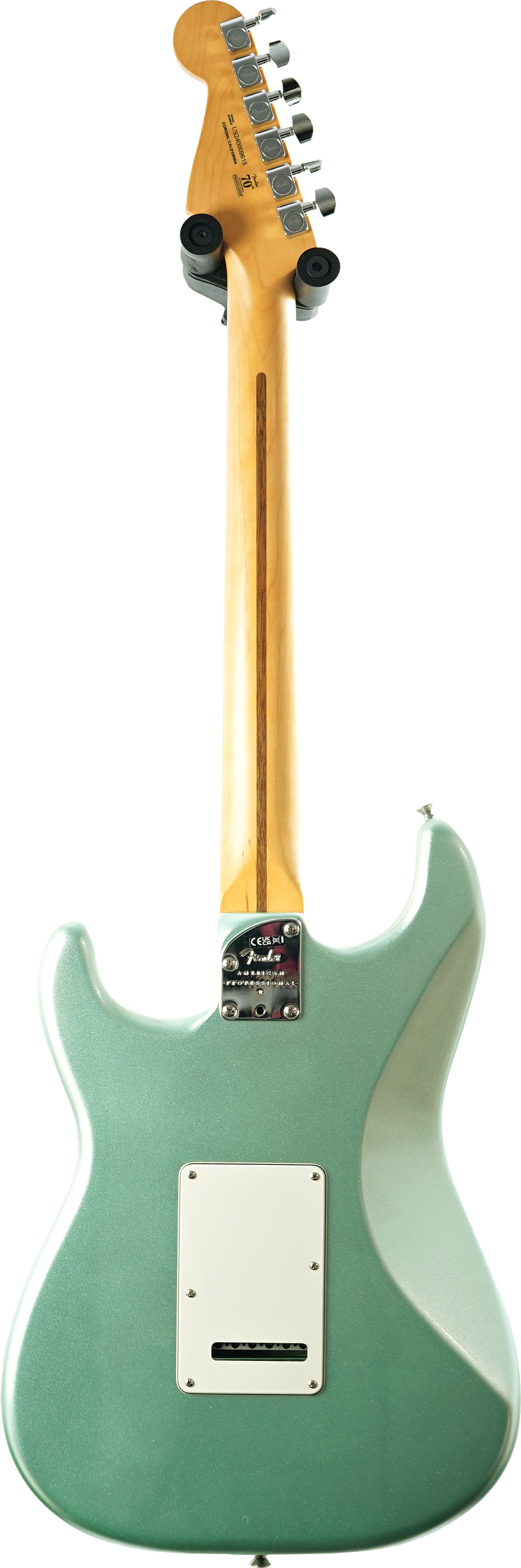 Fender 2024 American Professional II Stratocaster Mystic Surf Green Maple Fingerboard (Pre-Owned)