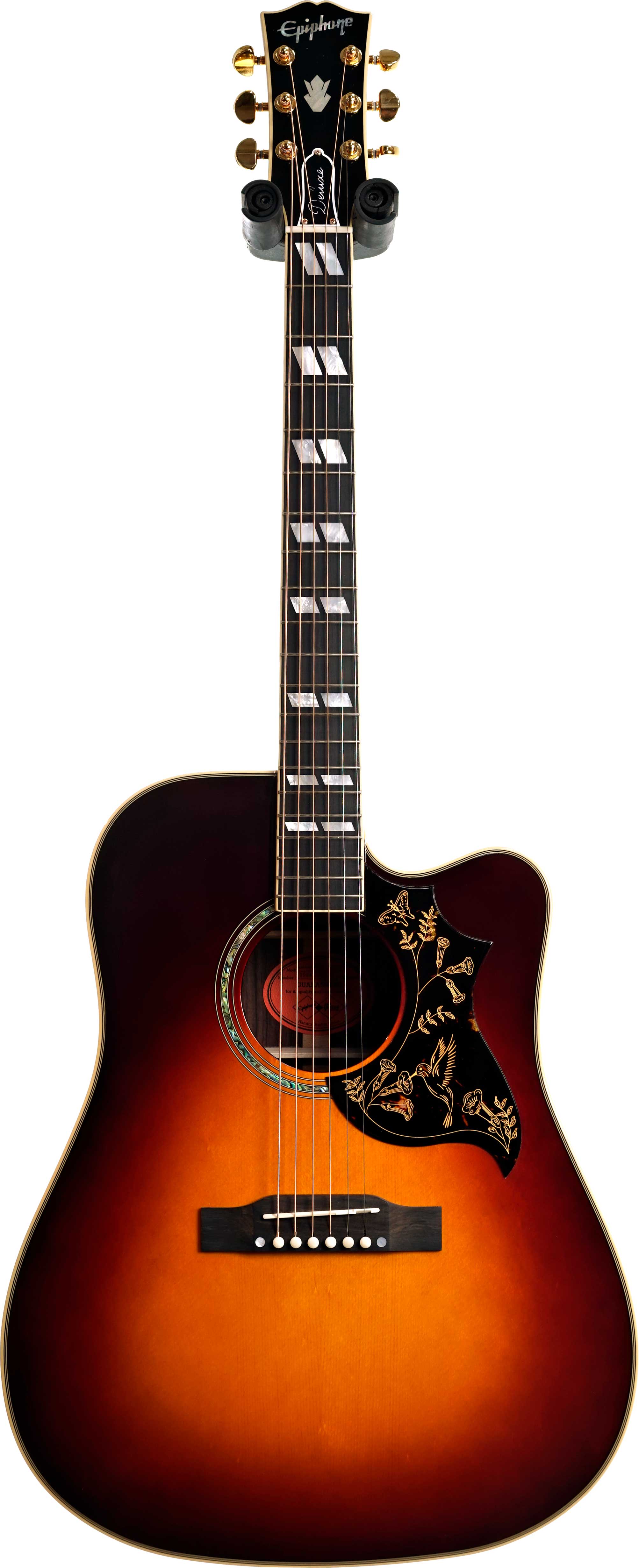 Epiphone Inspired by Gibson Custom Hummingbird Deluxe EC Autumn Burst (Pre-Owned)