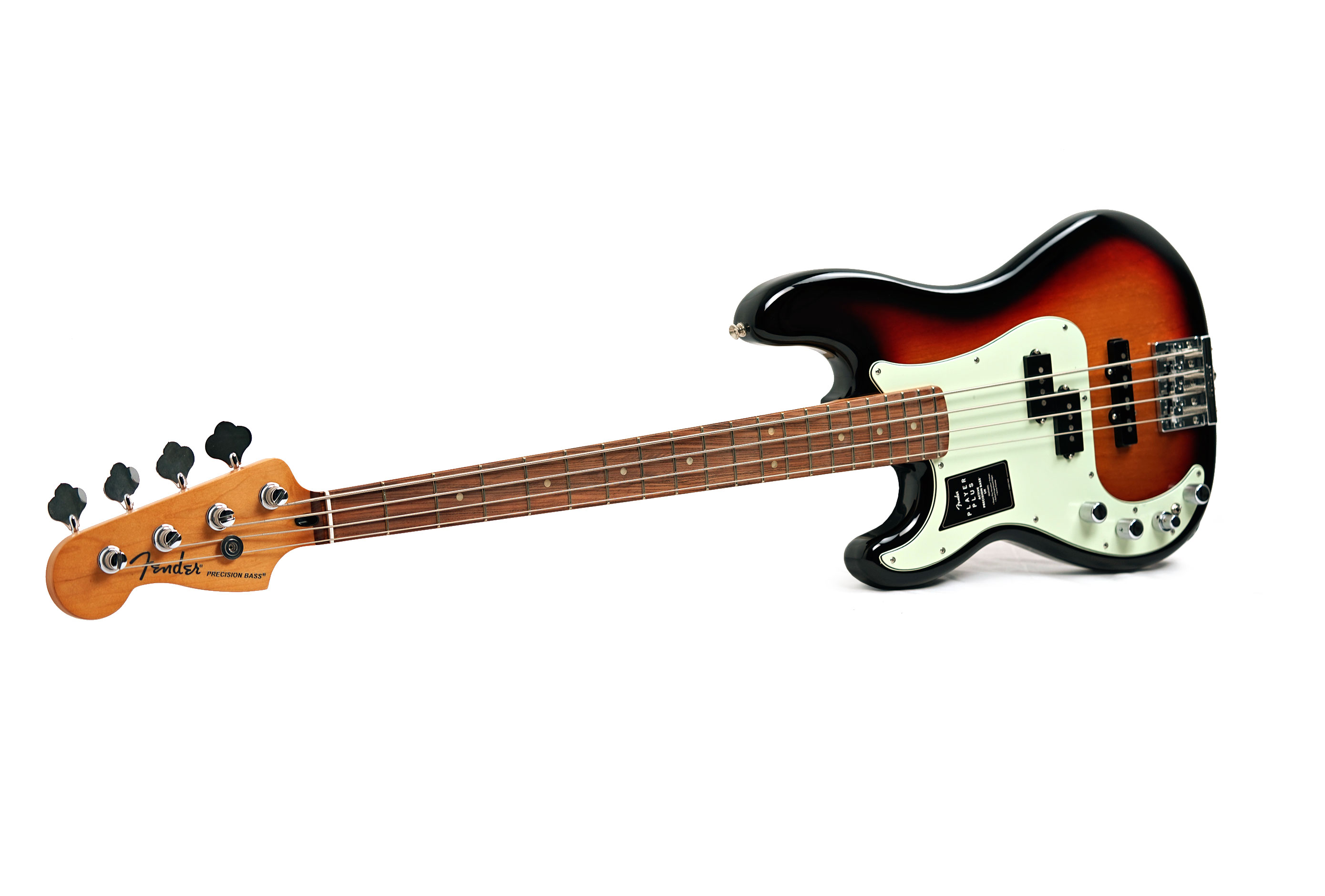 Fender 2022 Player Plus Precision Bass 3 Tone Sunburst Pau Ferro Fingerboard Left Handed (Pre-Owned)