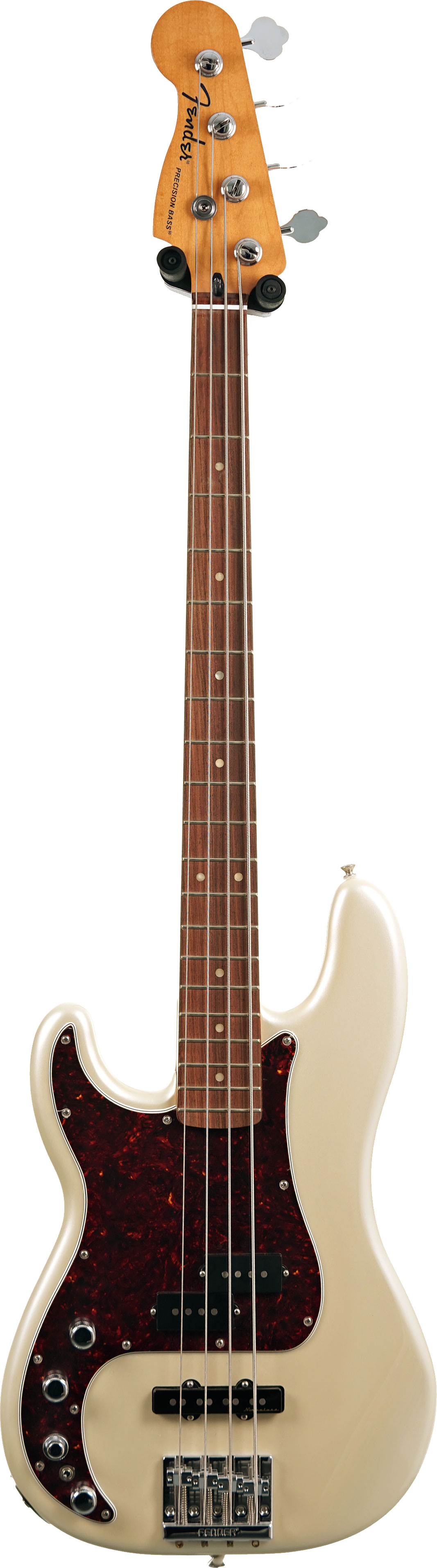 Fender Player Plus Precision Bass Olympic Pearl Pau Ferro Fingerboard Left Handed (Pre-Owned)