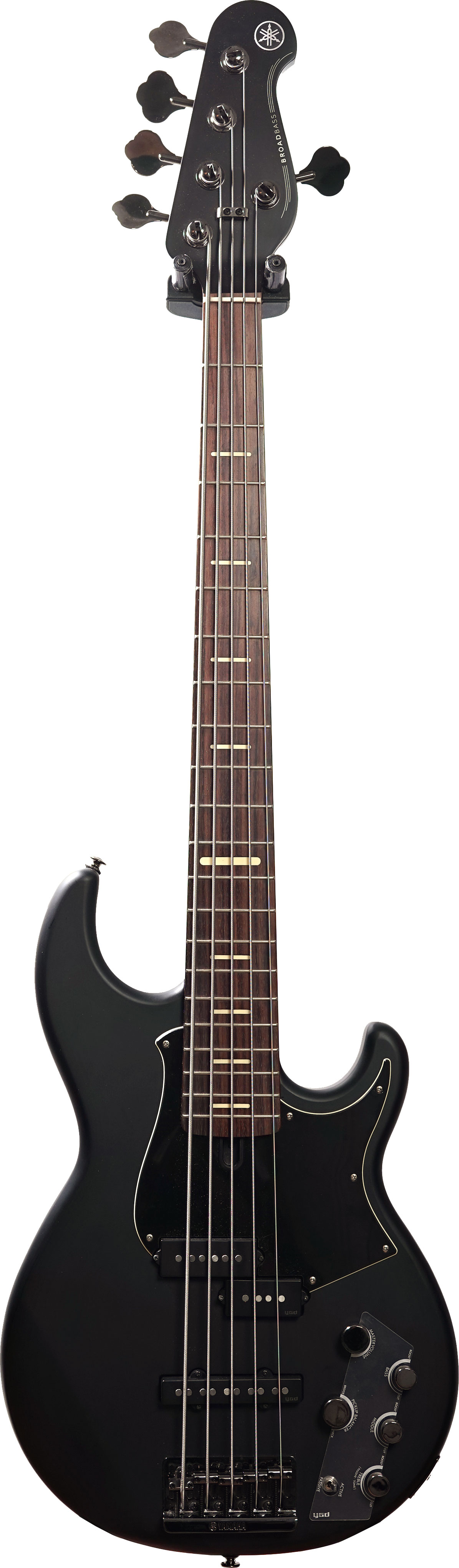 Yamaha BB735A 5 String Bass Trans Matte Black (Pre-Owned)