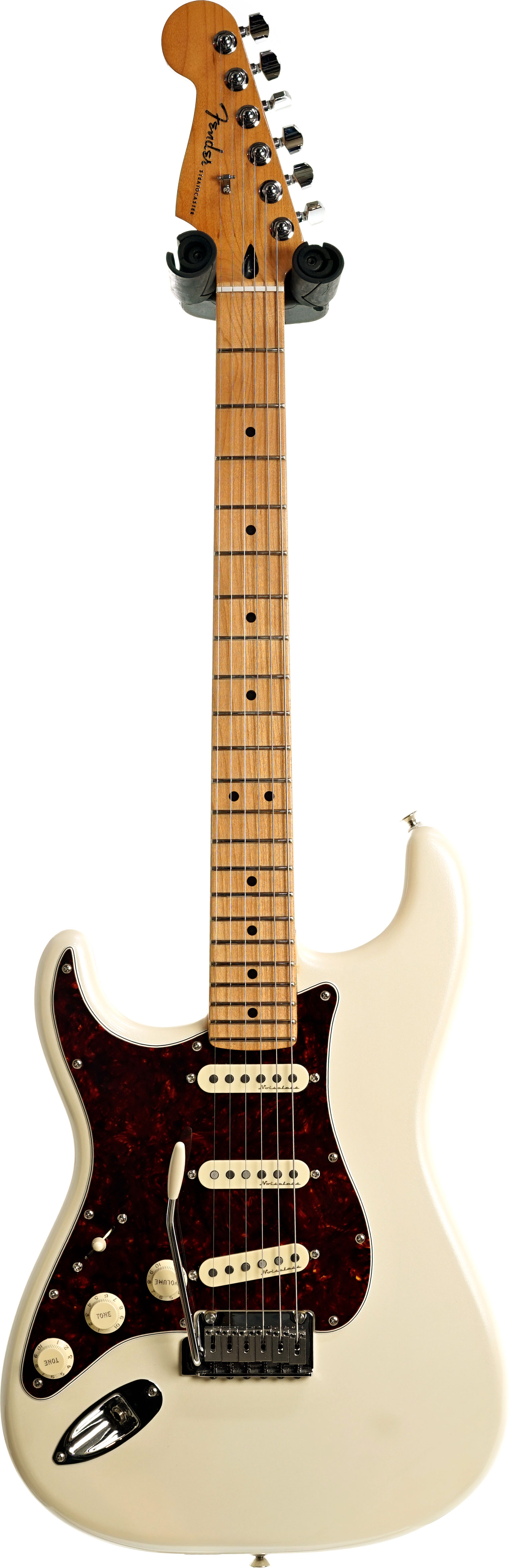 Fender Player Plus Stratocaster Olympic Pearl Maple Fingerboard Left Handed (Pre-Owned)