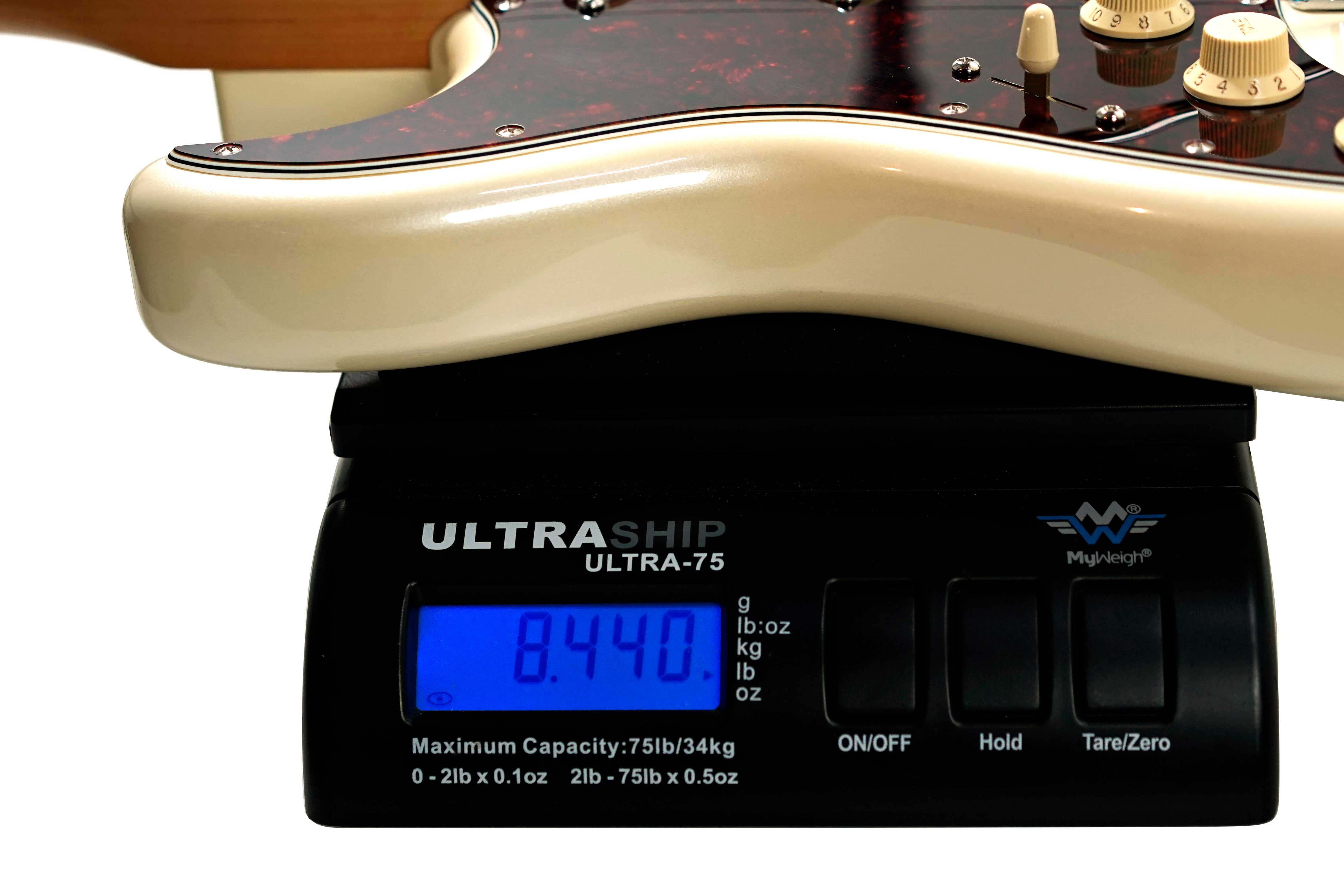 Fender Player Plus Stratocaster Olympic Pearl Maple Fingerboard Left Handed (Pre-Owned)