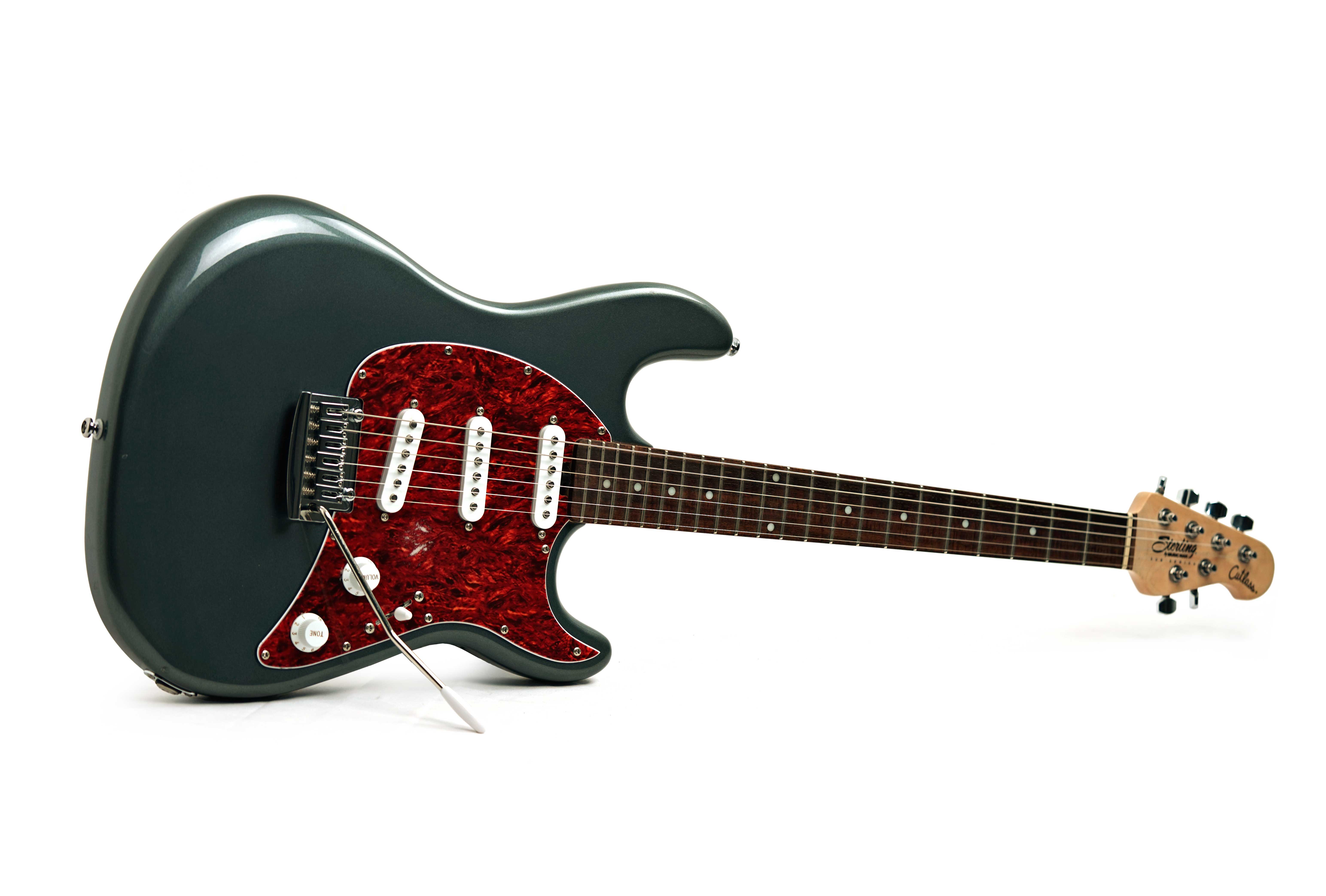 Music Man Sterling 2018 Sub Series Cutlass SSS Stealth Charcoal Frost (Pre-Owned)