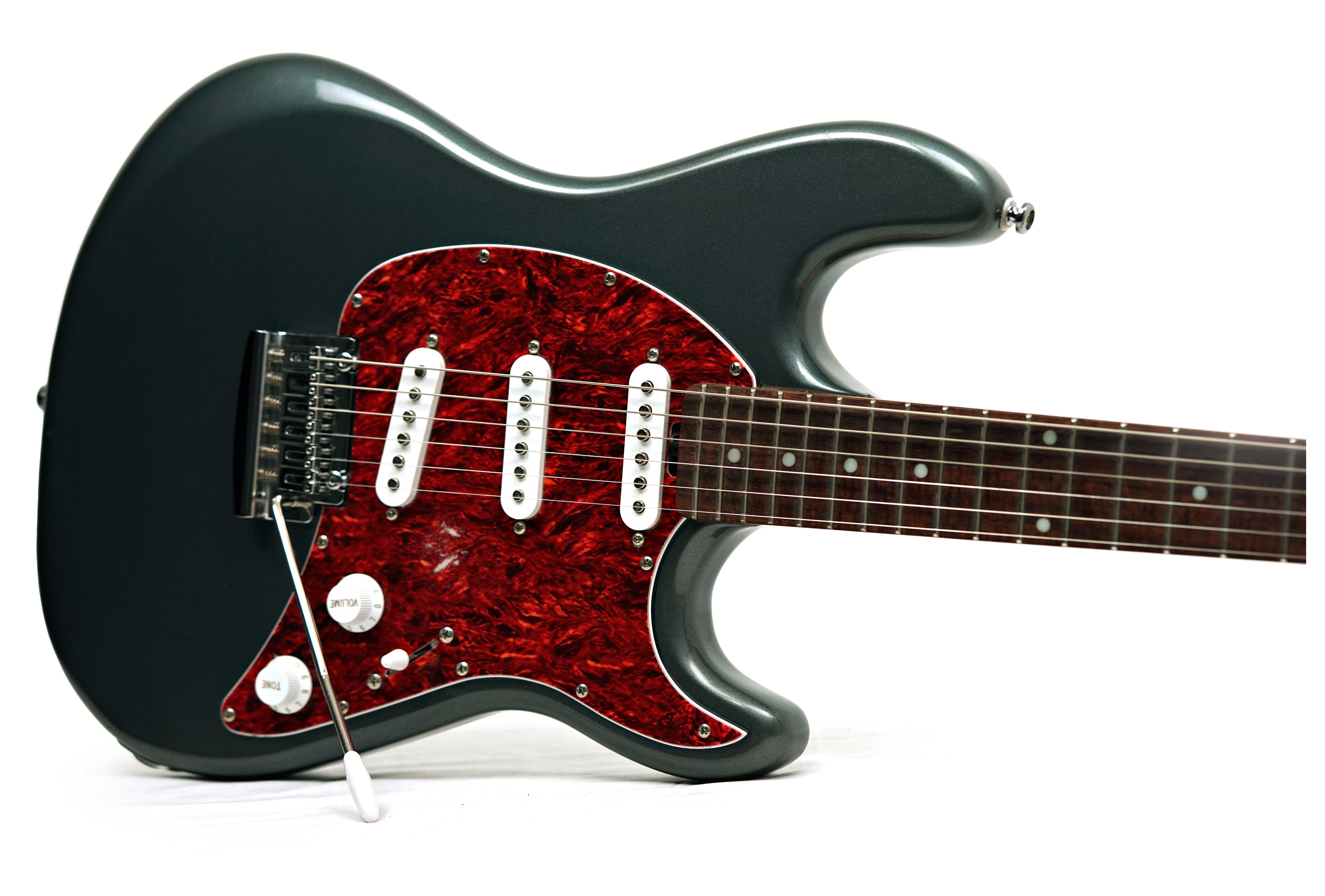 Music Man Sterling 2018 Sub Series Cutlass SSS Stealth Charcoal Frost (Pre-Owned)