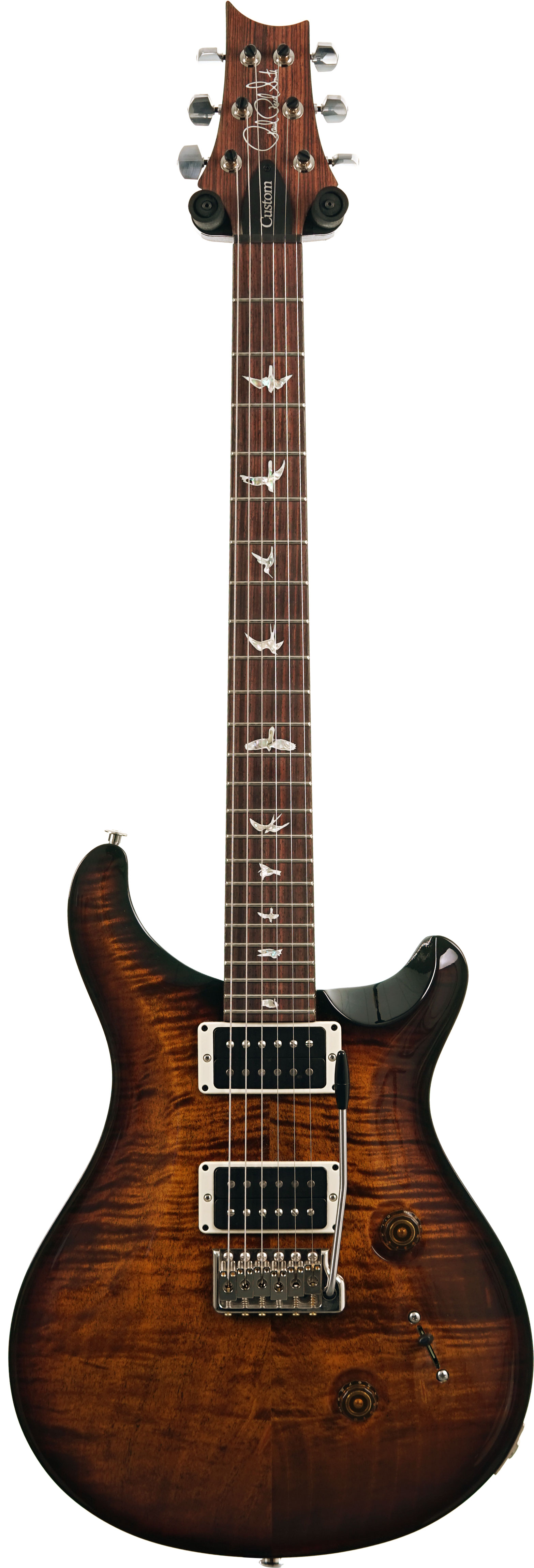 PRS 2022 Custom 24 Black Gold Burst Pattern Thin (Pre-Owned)