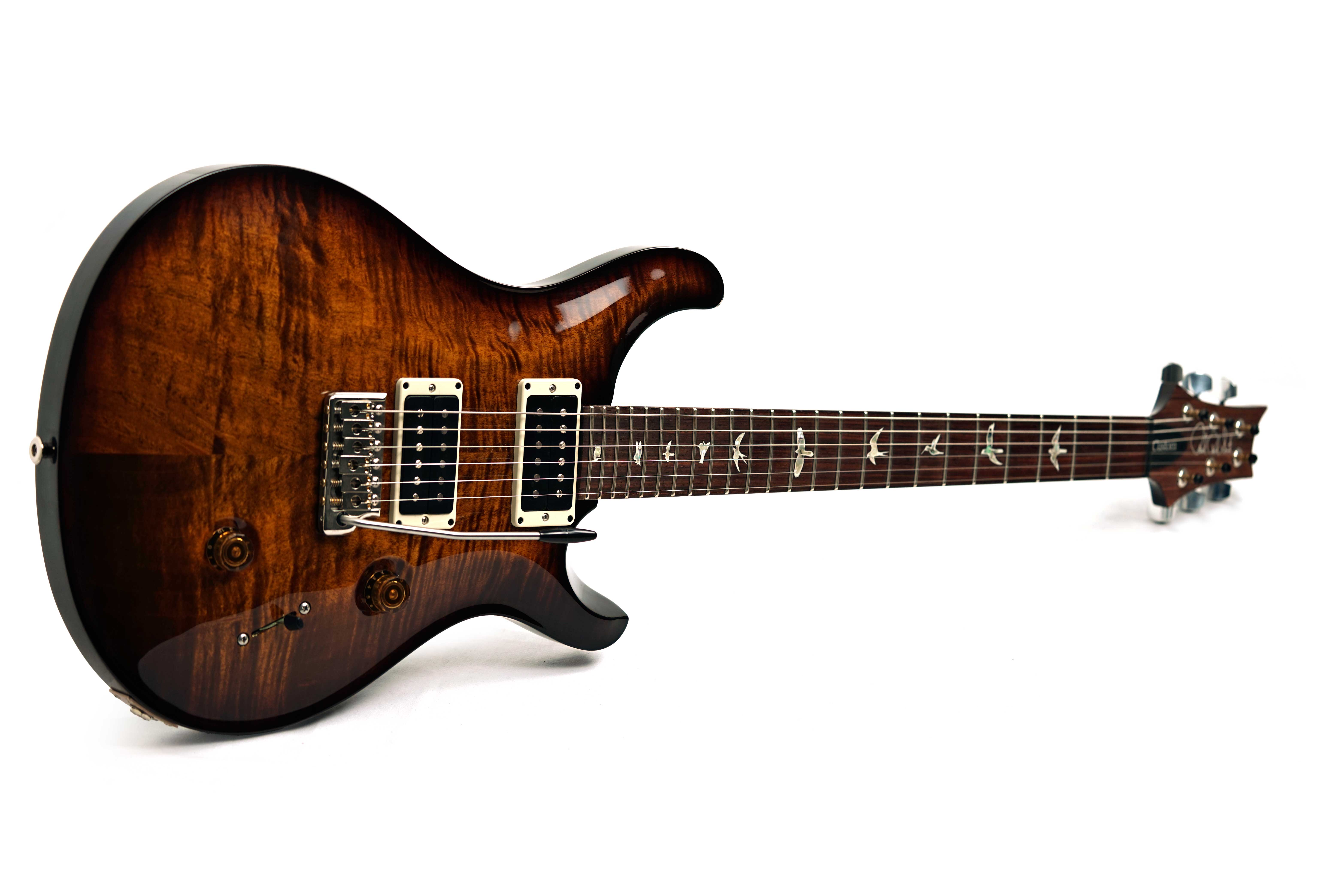 PRS 2022 Custom 24 Black Gold Burst Pattern Thin (Pre-Owned)