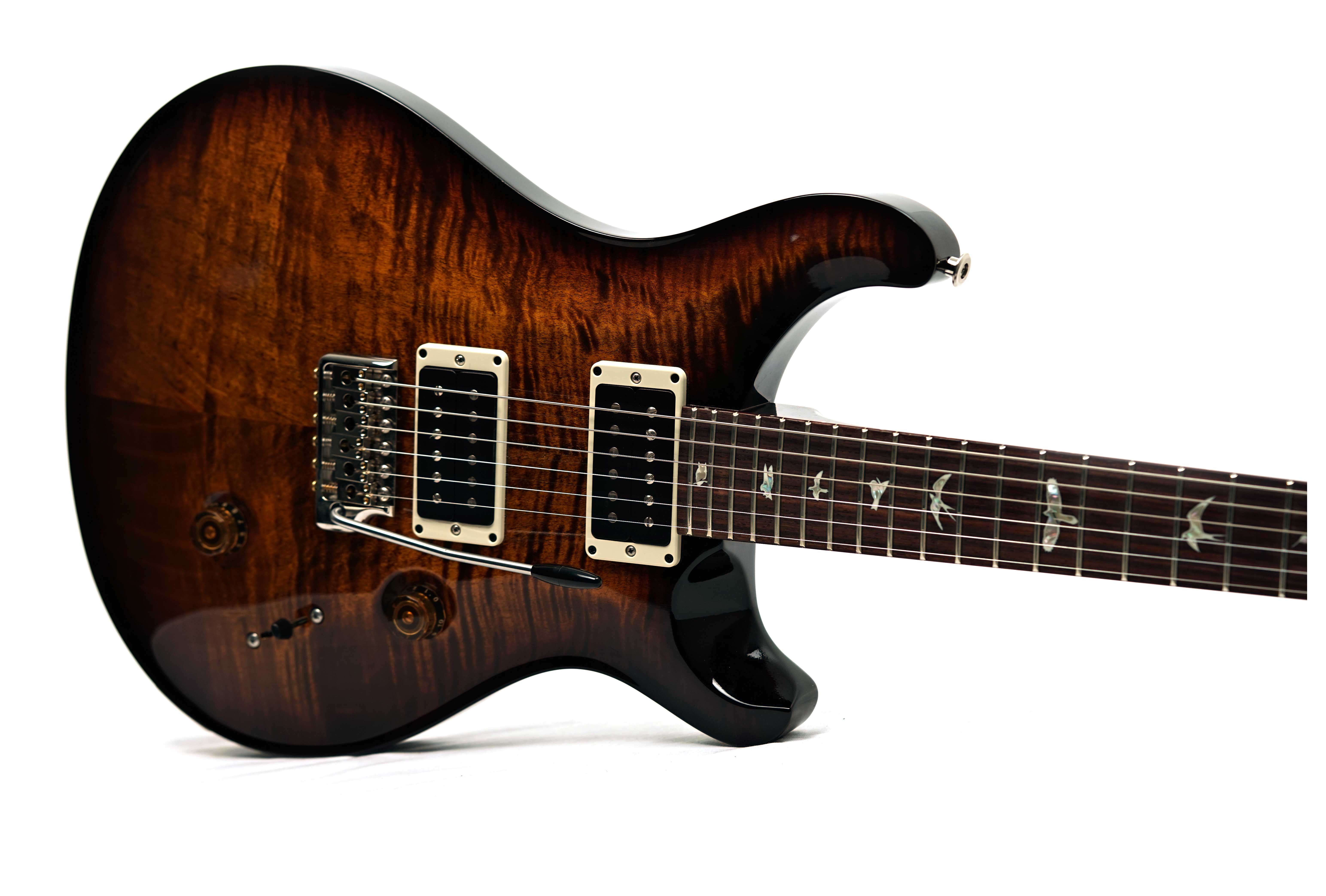 PRS 2022 Custom 24 Black Gold Burst Pattern Thin (Pre-Owned)