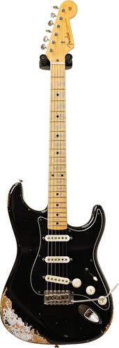 Fender Custom Shop 2017 56 Relic Stratocaster Black Masterbuilt by Todd Krause (Pre-Owned) #R91079