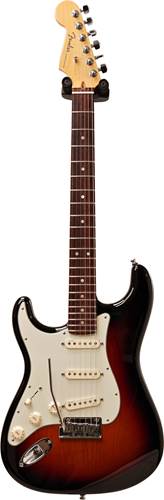 Fender 2014 American Deluxe Strat 3 Colour Sunburst Maple Fingerboard Left Handed (Pre-Owned) #US14091924