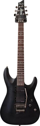 Schecter Demon 6 FR Aged Black Satin (Pre-Owned) #0629273