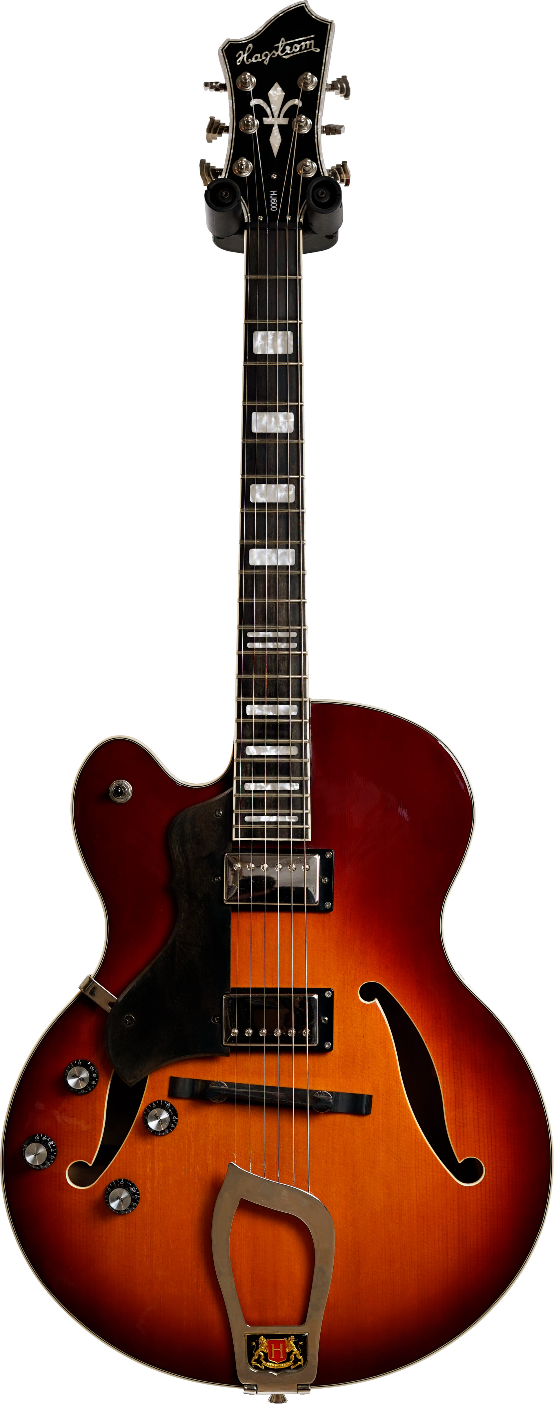 Hagstrom HJ600 サンバースト Hagstrom Jazz Model HJ-600 Semi-Hollow Electric Guitar