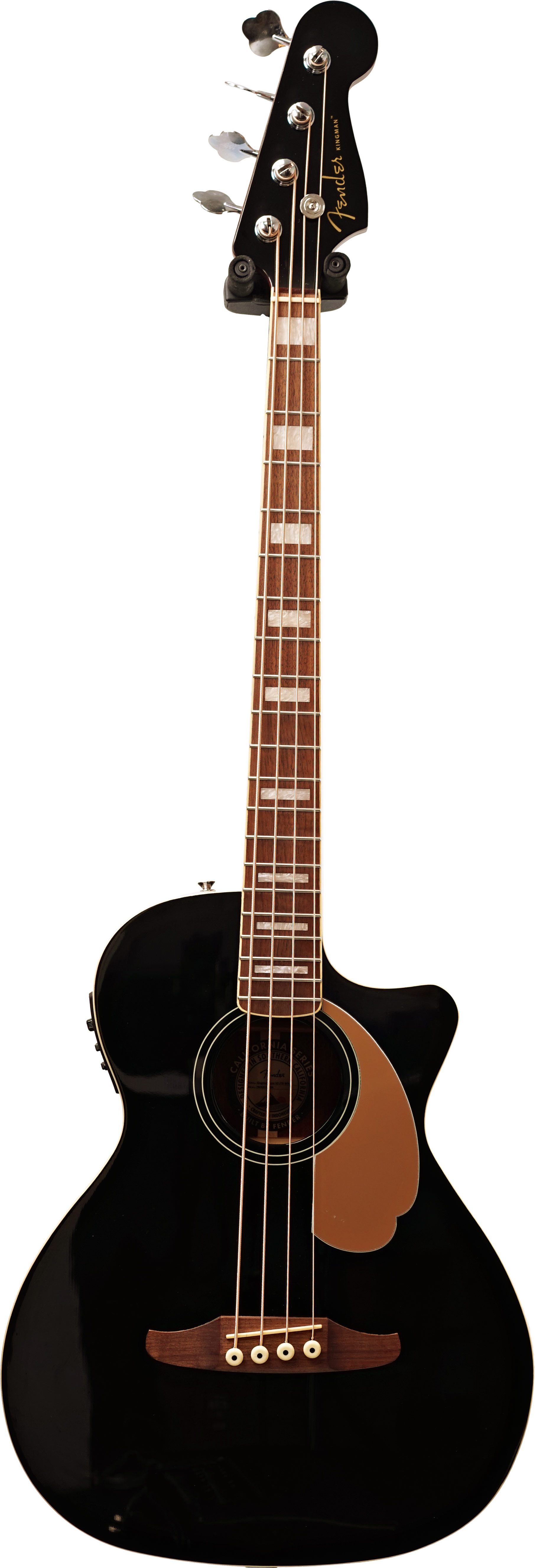 Fender Kingman Bass V2 Jet Black Walnut Fingerboard (PreOwned) 