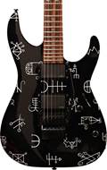 ESP LTD KH 602 DEMONOLOGY Black with Demonology Graphic (Pre-Owned) #W18060778