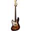 Fender Standard Jazz Bass Brown Sunburst Rosewood Fingerboard Left Handed (Pre-Owned) #MZ2085467 Front View