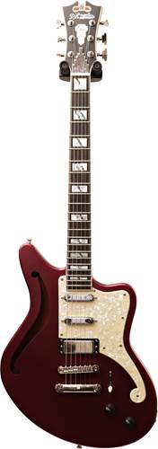 D'Angelico Limited Edition Deluxe Bedford Semi Hollow Matte Wine (Pre-Owned) #W2001059