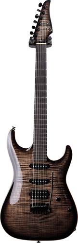 Suhr Carve Top Standard Trans Charcoal Burst Basswood/Flame Maple Ebony Fingerboard (Pre-Owned) #25568