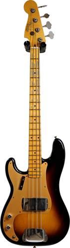 Fender Custom Shop 57 Precision Bass Journeyman Relic Left Handed Sunburst Maple Fingerboard (Pre-Owned) #CZ549644