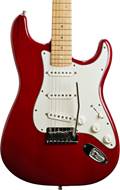 Fender 1998 American Deluxe Stratocaster Crimson Transparent Maple Fingerboard (Pre-Owned) #DN802954