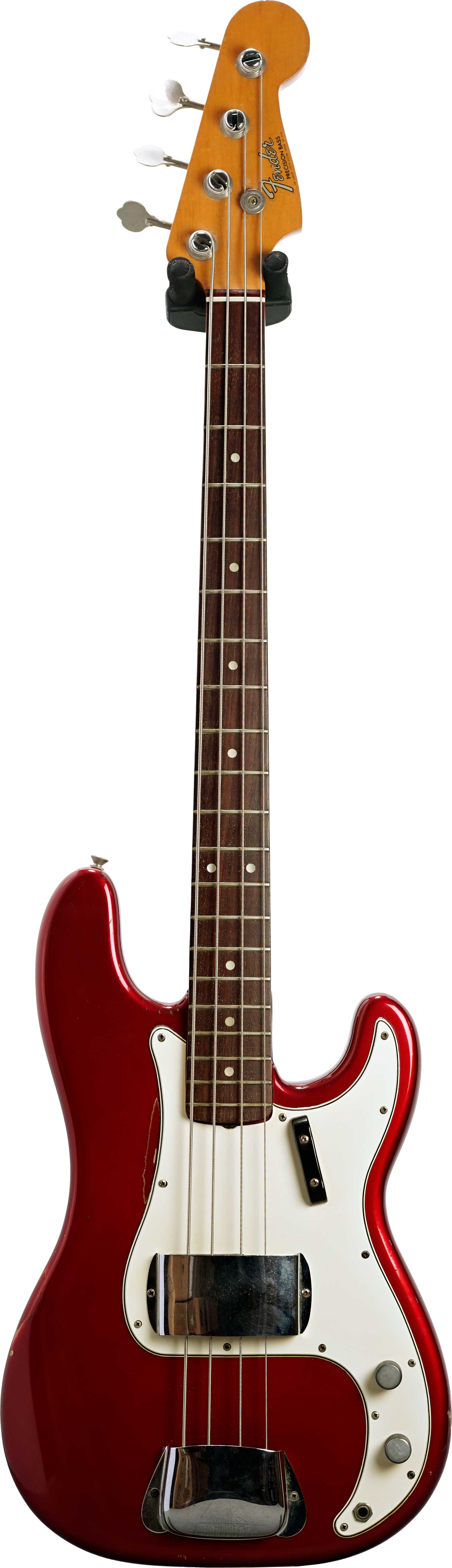 candy apple red fender precision bass