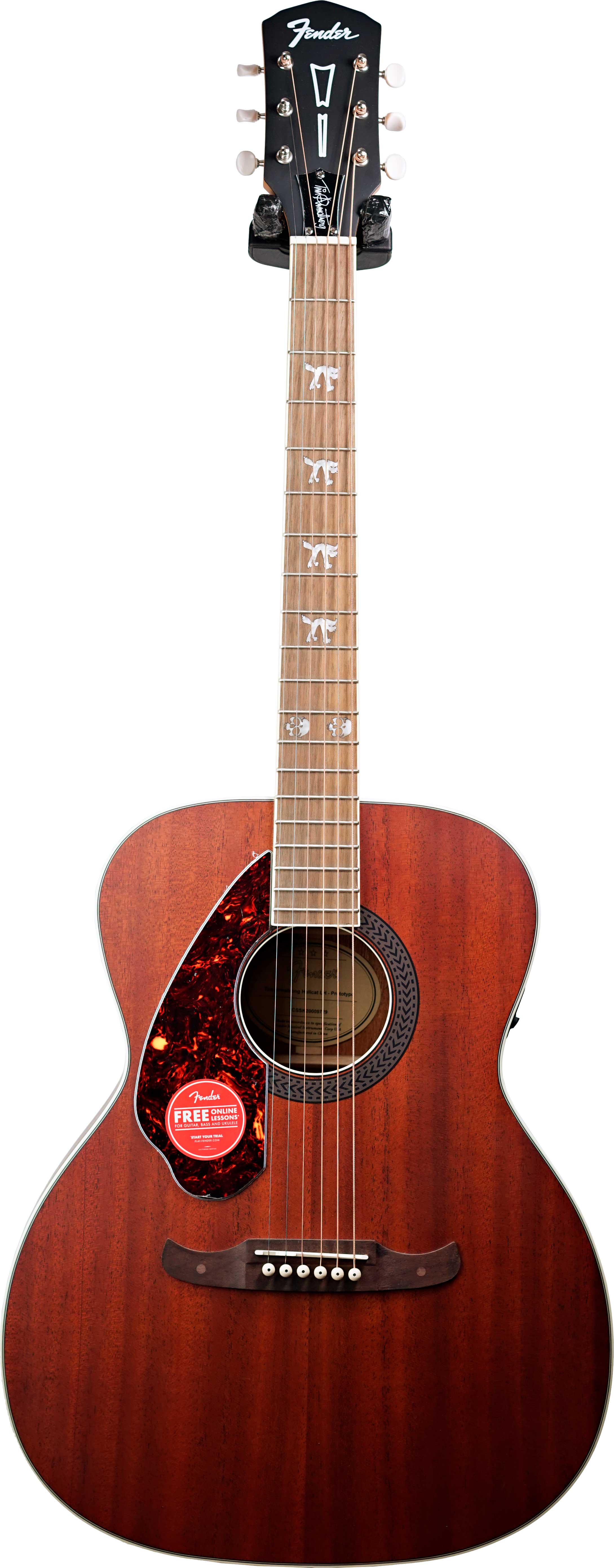 Fender Tim Armstrong Hellcat Acoustic Left Handed Walnut Fingerboard (Pre-Owned) #CSSK20009729