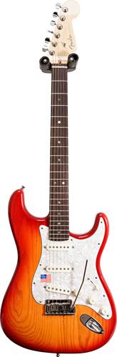 Fender 2007 American Deluxe Stratocaster Aged Cherry Sunburst Rosewood Fingerboard (Pre-Owned) #DZ7285026