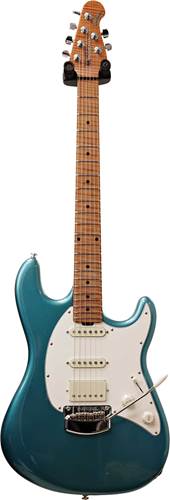 Music Man 2020 Cutlass HSS Trem Vintage Turquoise Figured Roasted Maple/Maple Parchment (Pre-Owned) #G98458