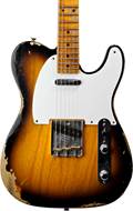 Fender Custom Shop 52 Telecaster Relic 2 Tone Sunburst 2015 (Pre-Owned) #R14337