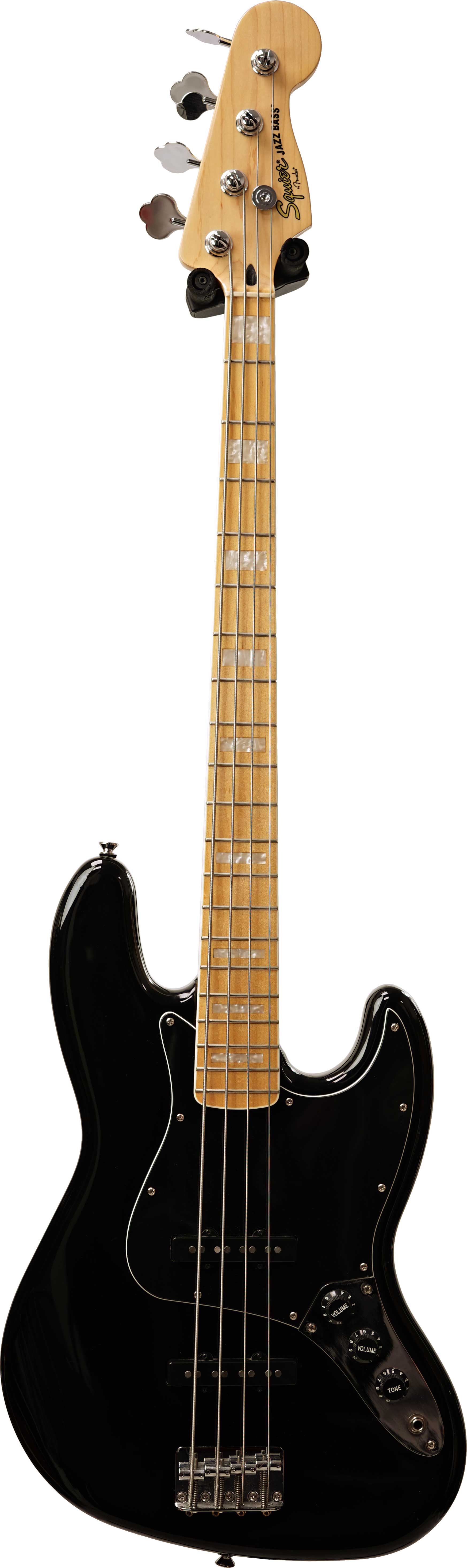 Squier Vintage Modified Jazz Bass 70s Black Maple Fingerboard (Pre