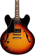 Gibson ES335 Plain Top Vintage Sunburst Block Inlays Left Handed (Pre-Owned) #12365740