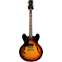 Gibson ES335 Plain Top Vintage Sunburst Block Inlays Left Handed (Pre-Owned) #12365740 Front View