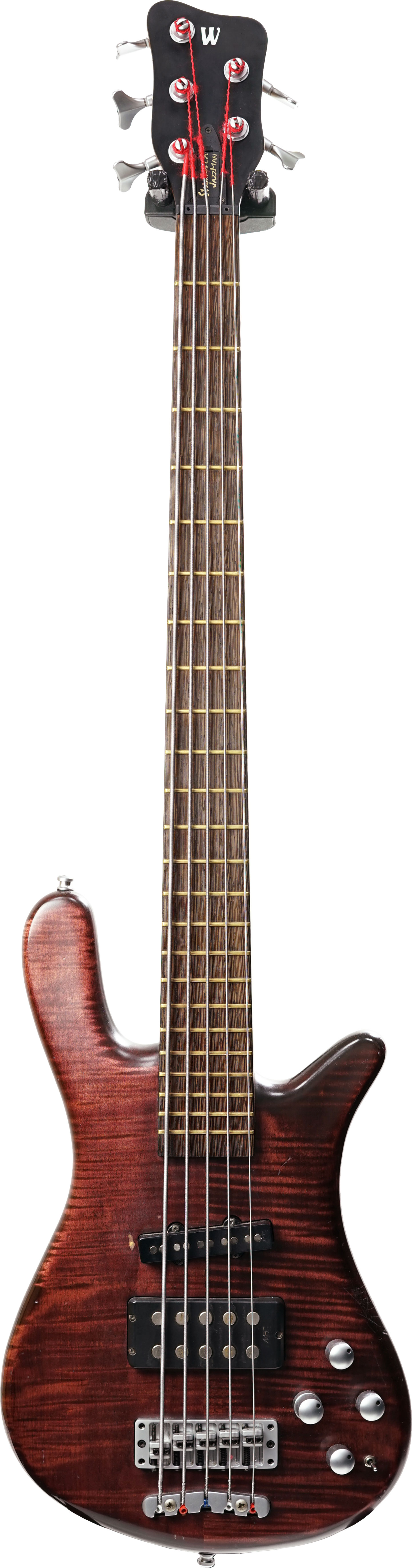 Warwick Streamer 5 LX FNA Jazzman Trans Purple Flame (Pre-Owned