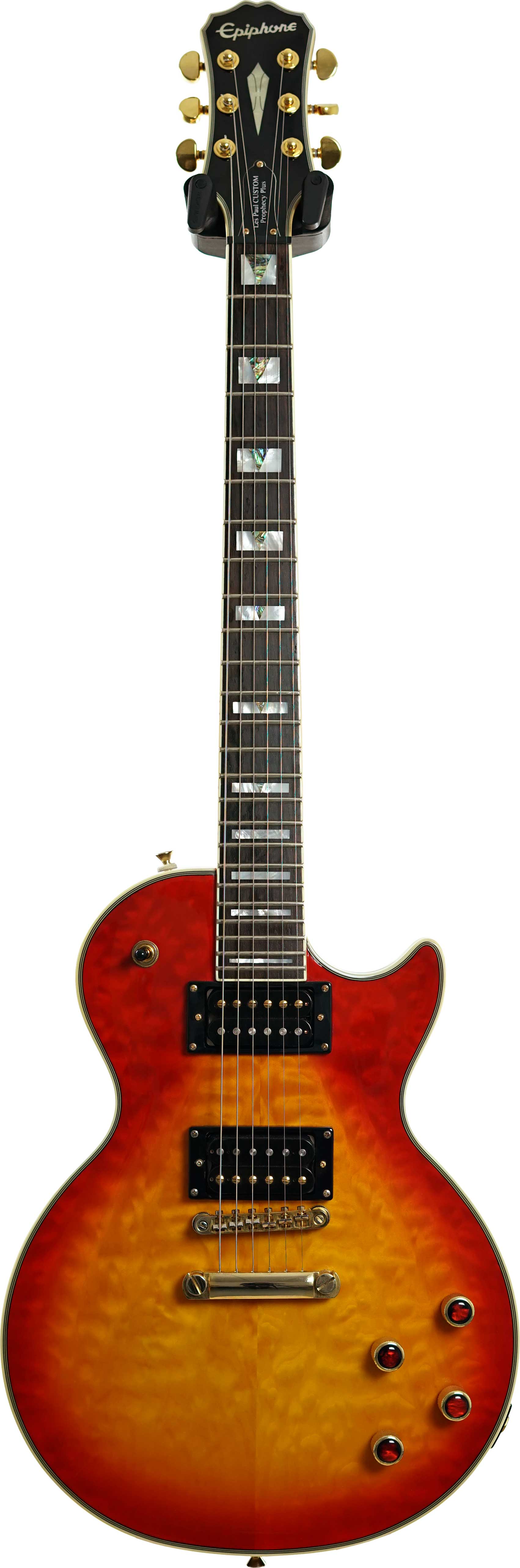 Epiphone 2015 Les Paul Prophecy Custom Plus GX Heritage Cherry
