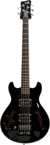 Warwick Rock Bass StarBass 5 Solid Black Left Handed (Pre-Owned) #RBC542399